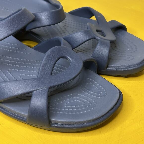 CROCS Navy Blue Sandals - Picture 7 of 15